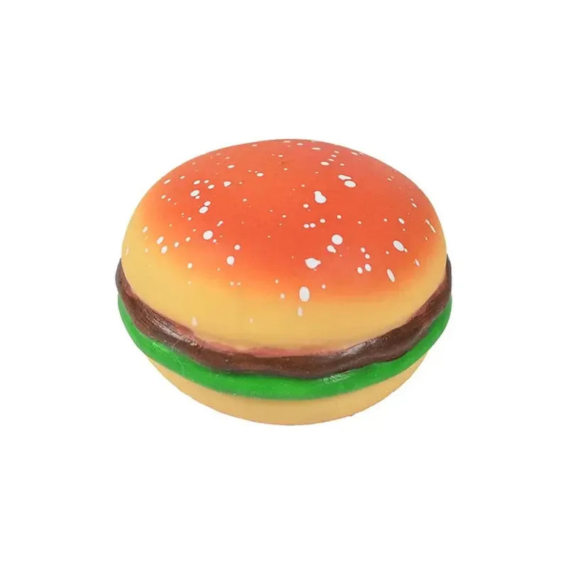 Squishy Hamburger Stress Ball Autism Sensory Toy Stress & Anxiety Relief Toys Pinch Decompression Toy for Adult