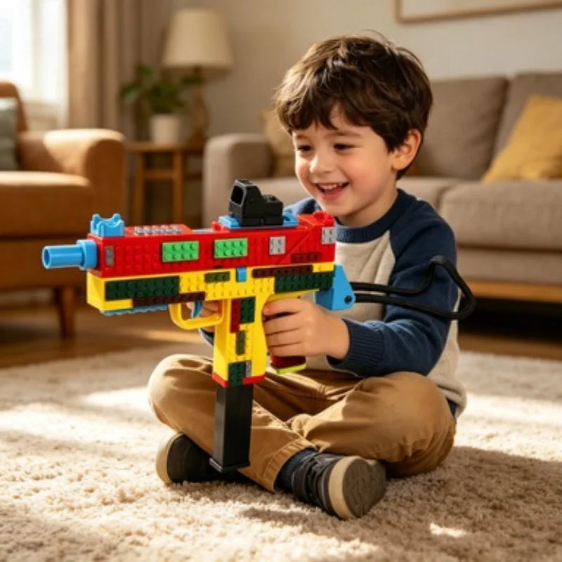 Creative Building Block Toy Set, Hands-On Assembly Model for Indoor & Outdoor Play