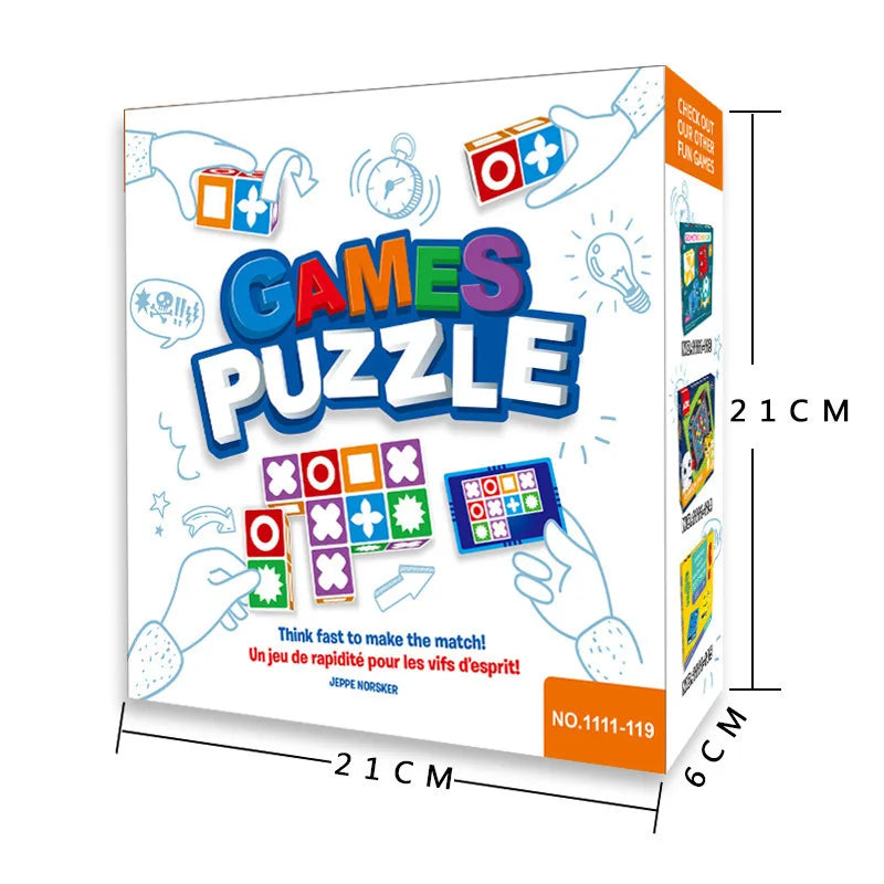 Kids Space Logical Thinking Board Game Matching Puzzle Party Memory Games for Children Interactive Learning Educational Toys