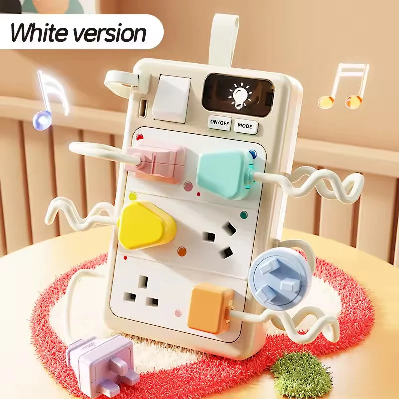 Educational Simulation Plug-In Toy Montessori Early Education Busy Board Enlightenment Toy For Babies Aged 3 To 6 Small Gift