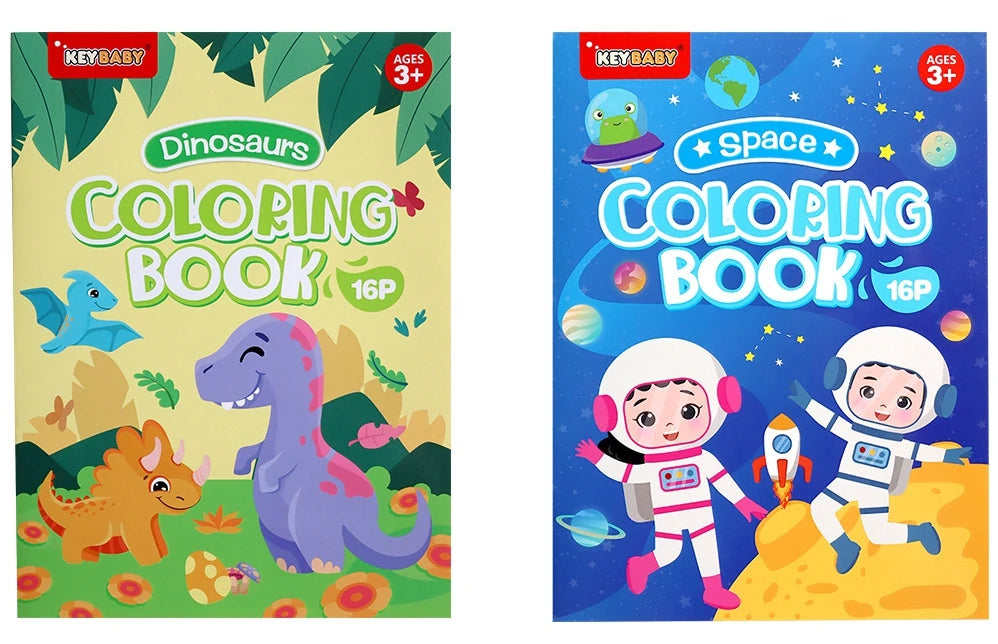 Children's Drawing and Coloring Book Give Baby Free Creative Space Play Imagination Puzzle Book Children's Montessori Toys Gift