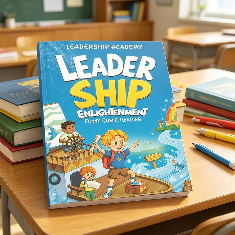 Fun Comic Stories Help Children Build Leadership and Emotional Intelligence, Great for Daily Reading and Kid's Birthday Presents