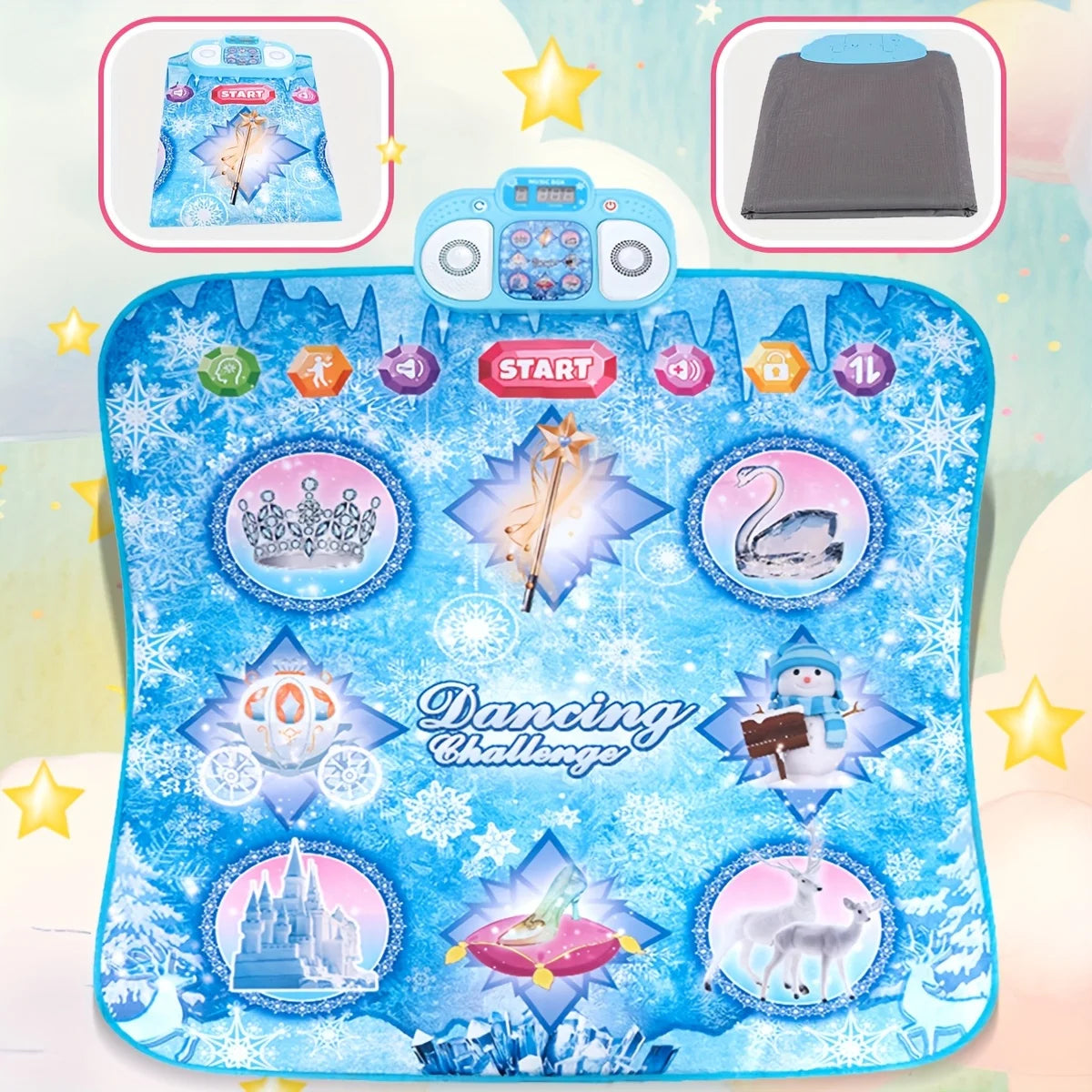 Dance Mat Toys, Electronic Dance Game for Kids with Multifunctional Game Modes, Ideal Birthday Gifts for 3+ Years Kids