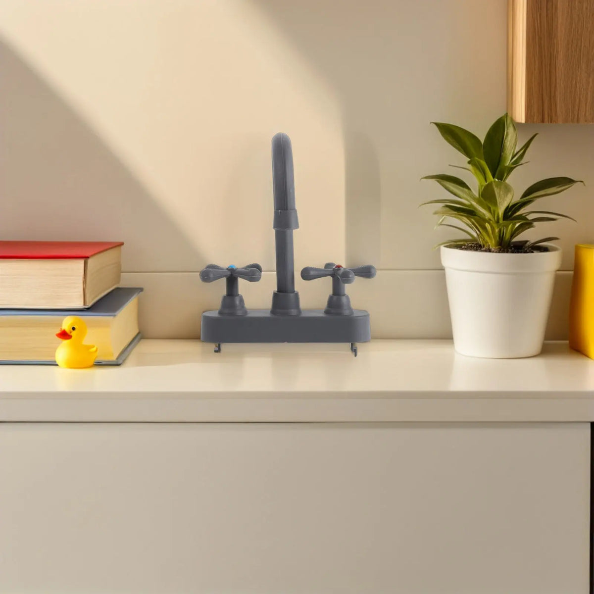 Play Kitchen Faucet Replacement - Realistic Pretend Sink Tap for Kids - Encourages Role Play Creativity Life Skills Learning