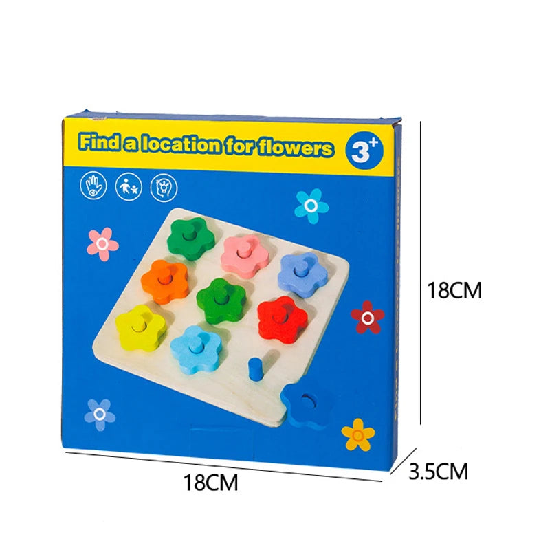 Montessori Sensory Play Color Matching Children Early Education Learning Board Games Logical Thinking Training Educational Toys