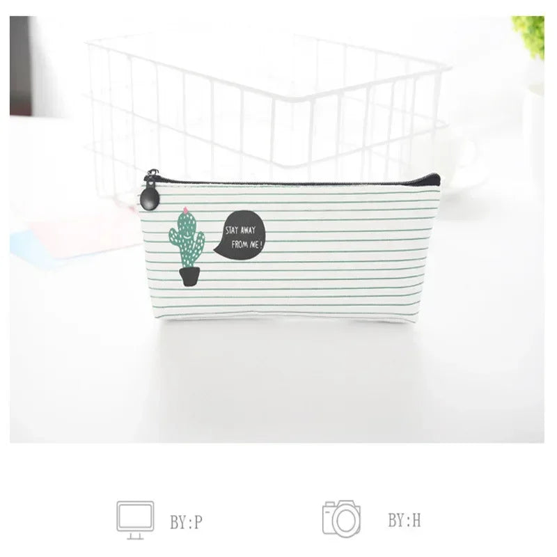 Creative Pencil Case Cute Boy Girl Kawaii Pencil Cases Storage Kids Pen Bag Large Big Stationery Box School Students Supplies