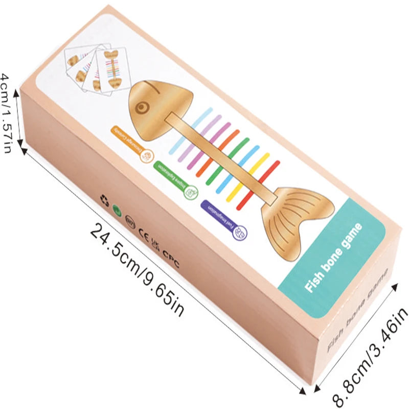 Montessori Color Matching Sensory Toys Wooden Balance Stick Fine Training Game Puzzle Toy For Boys Girls Birthday Gift