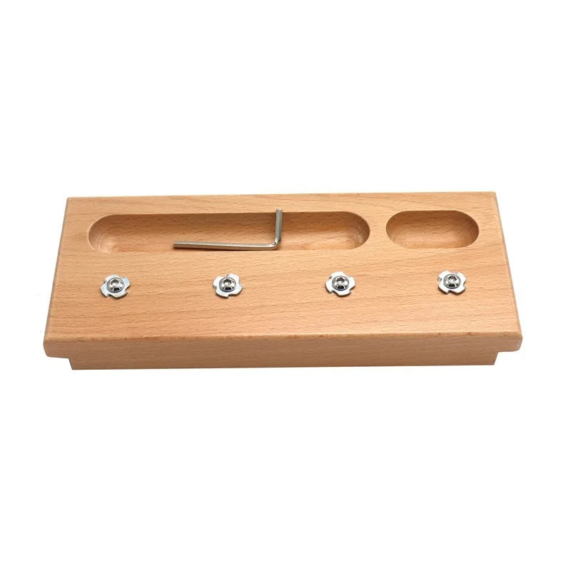 Montessori Materials Sensory Aids Screw Bolts Sets Montessori Educational Wooden Toys for Children Wooden Juguetes Montessori