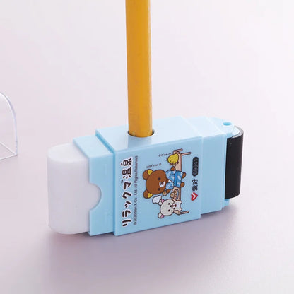 Creative Three-in-one Eraser Pencil Sharpener, Cute Children's Cartoon Student Prizes, Stationery Items, School Supplies