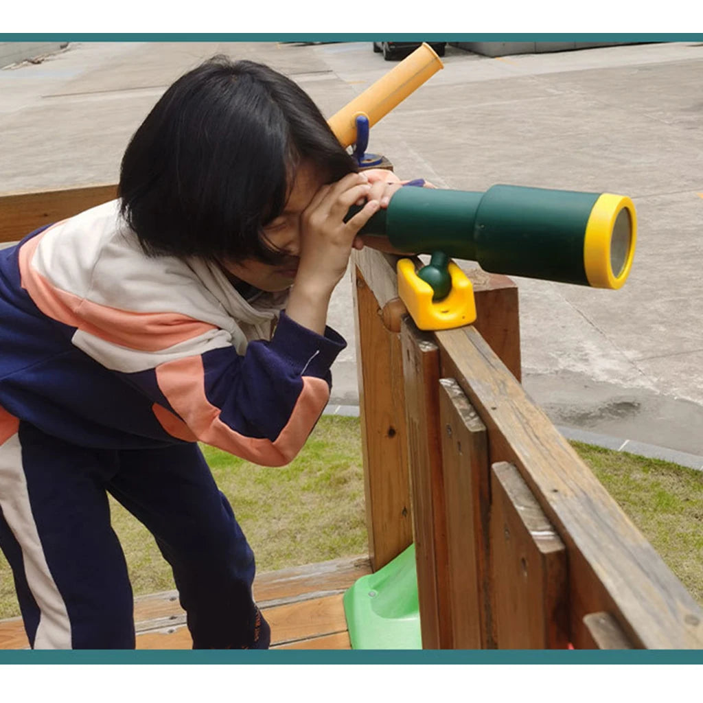 Creative Outdoor Kids Monocular Telescope Toy Outdoor Toy Funny Game Toys for Child Toddler Kids Ages 7+ Educational Gift