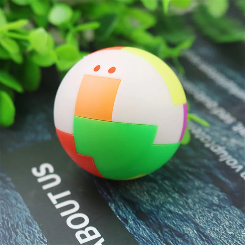 Creative Intelligence Assembled Ball Children Puzzle Toys Nostalgic Classic Assembly Magic  Cube Ball learning Toys for Children