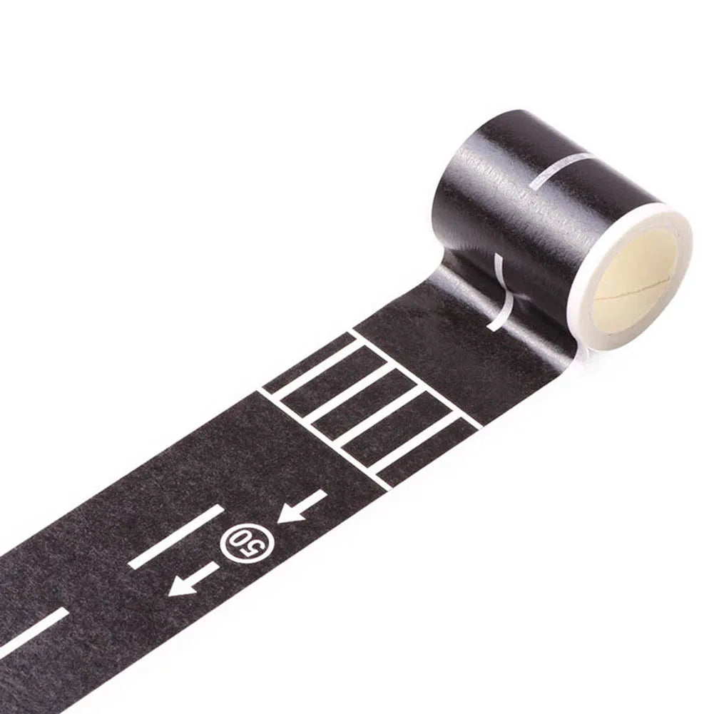 Hot Kids Toy Car Railway Road Creative Traffic Road Adhesive Masking Tape Removable Play Room DIY Track Floor Sticker