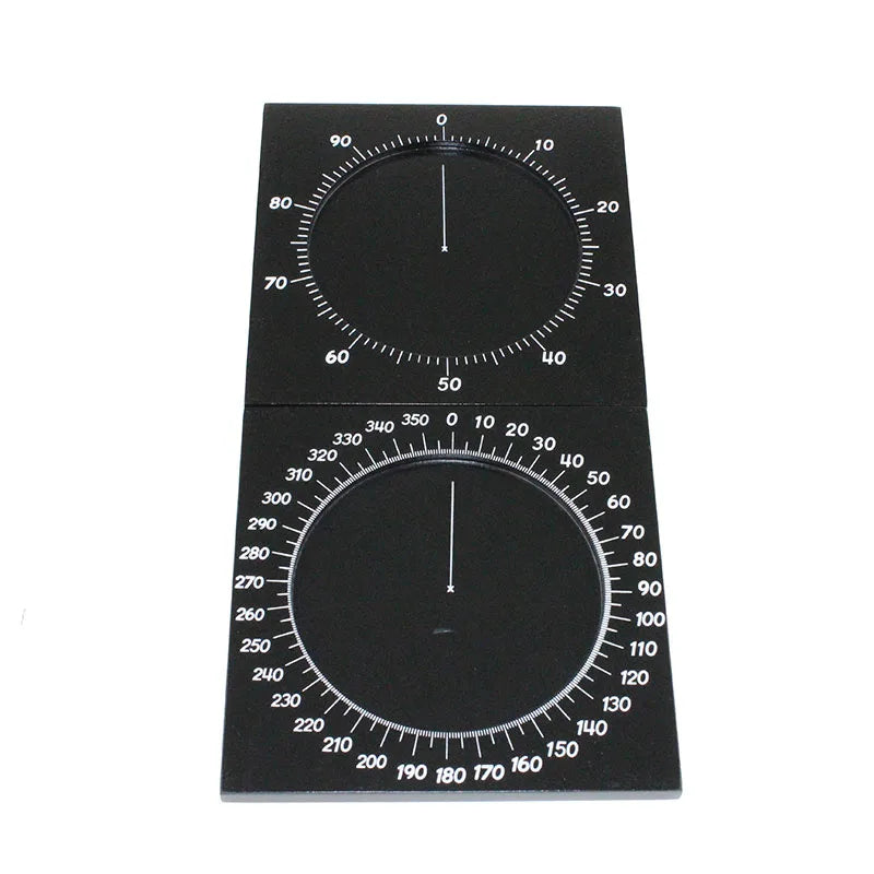 Montessori Math Educational Material For Children Centesimal Circle & Protractor