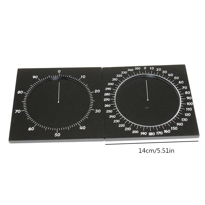 Montessori Math Educational Material For Children Centesimal Circle & Protractor