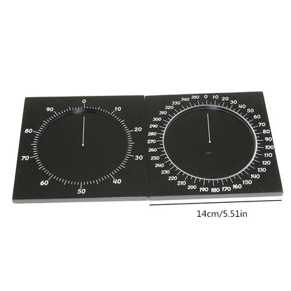 Montessori Math Educational Material For Children Centesimal Circle & Protractor