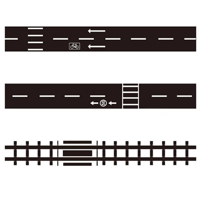 Hot Kids Toy Car Railway Road Creative Traffic Road Adhesive Masking Tape Removable Play Room DIY Track Floor Sticker