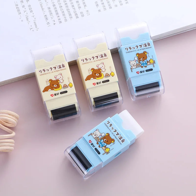 Creative Three-in-one Eraser Pencil Sharpener, Cute Children's Cartoon Student Prizes, Stationery Items, School Supplies