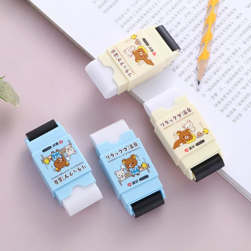Creative Three-in-one Eraser Pencil Sharpener, Cute Children's Cartoon Student Prizes, Stationery Items, School Supplies