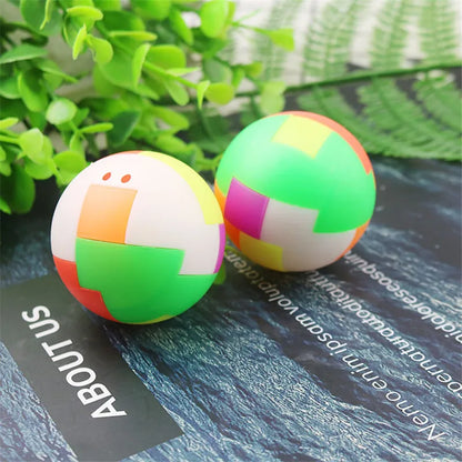 Creative Intelligence Assembled Ball Children Puzzle Toys Nostalgic Classic Assembly Magic  Cube Ball learning Toys for Children