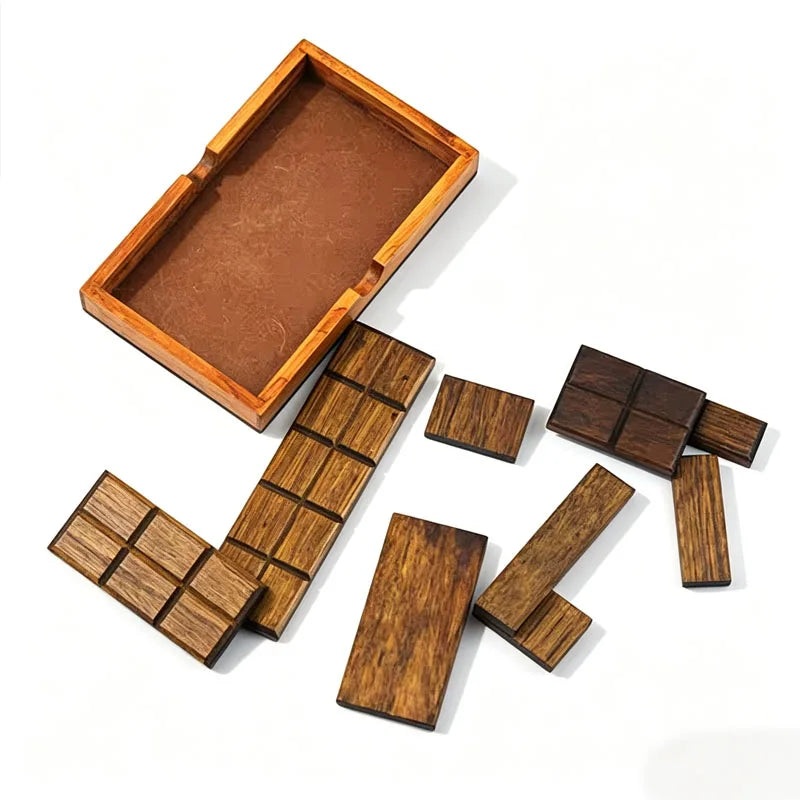 Creative Idea Chocolate Box Puzzle Brain Teaser Puzzles for Adults Kids Very Difficult IQ Logic Challenging Educational Toys