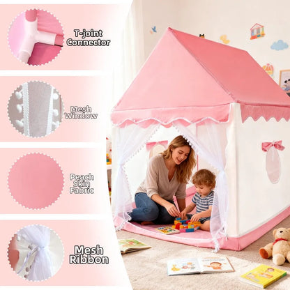 Kids Play Tent Foldable Pop Up Playhouse Indoor Outdoor Portable Children Game House Toy for Boys Girls Birthday Gift