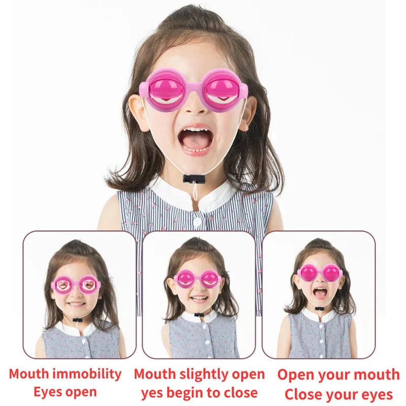 Creative Kids' Prank Toy Glasses - Funny Plastic Crazy Eyes, Great for Parties & Christmas/Birthday Gifts