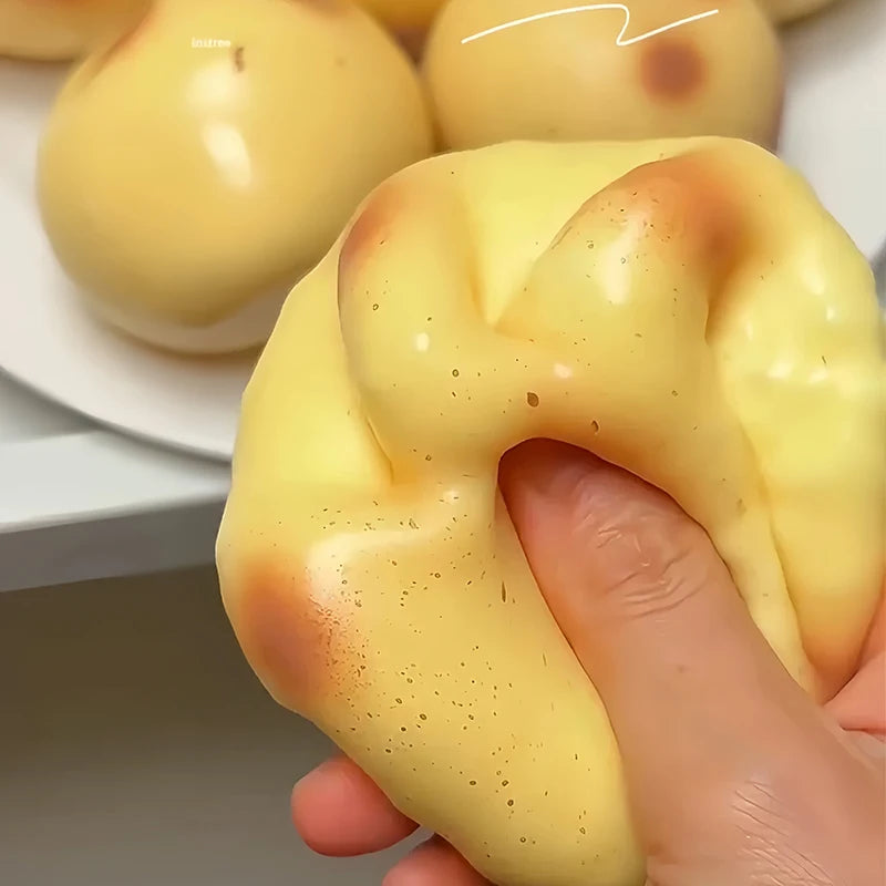 Creative Potatoes Squishy Stress Ball Toys Soft Building Block Filling Squeeze Fidget Toy Adults ASMR Sensory Anti Stress Toys