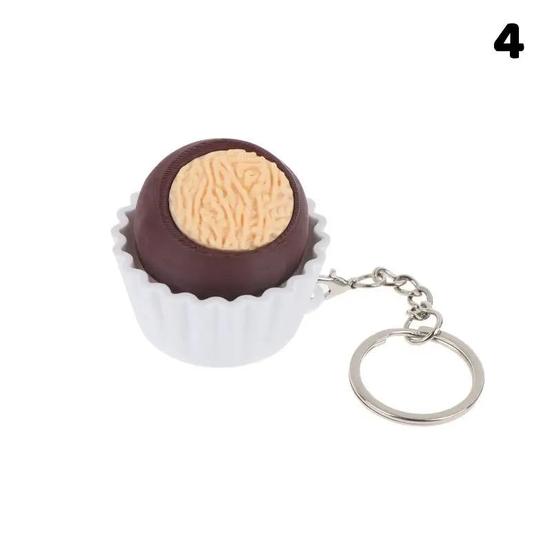Fidget Toy Simulated Chocolate Keyboard Keychain Push Bubble Clicker Stress Relief Sensory Play for Kids and Adults