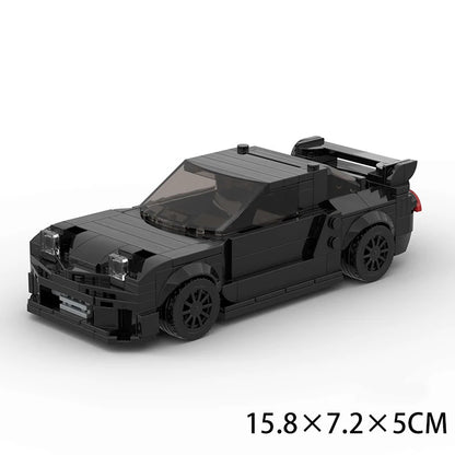 Creative Racing Series Building Blocks Toy Luxury Sports Car Model Building Set for Kids Educational Block Toy Birthday Gifts