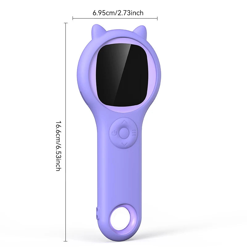 Kids Digital Microscope 500X Portable USB Charging with Photo Video Function Silicone Case Educational Science Toy for Children