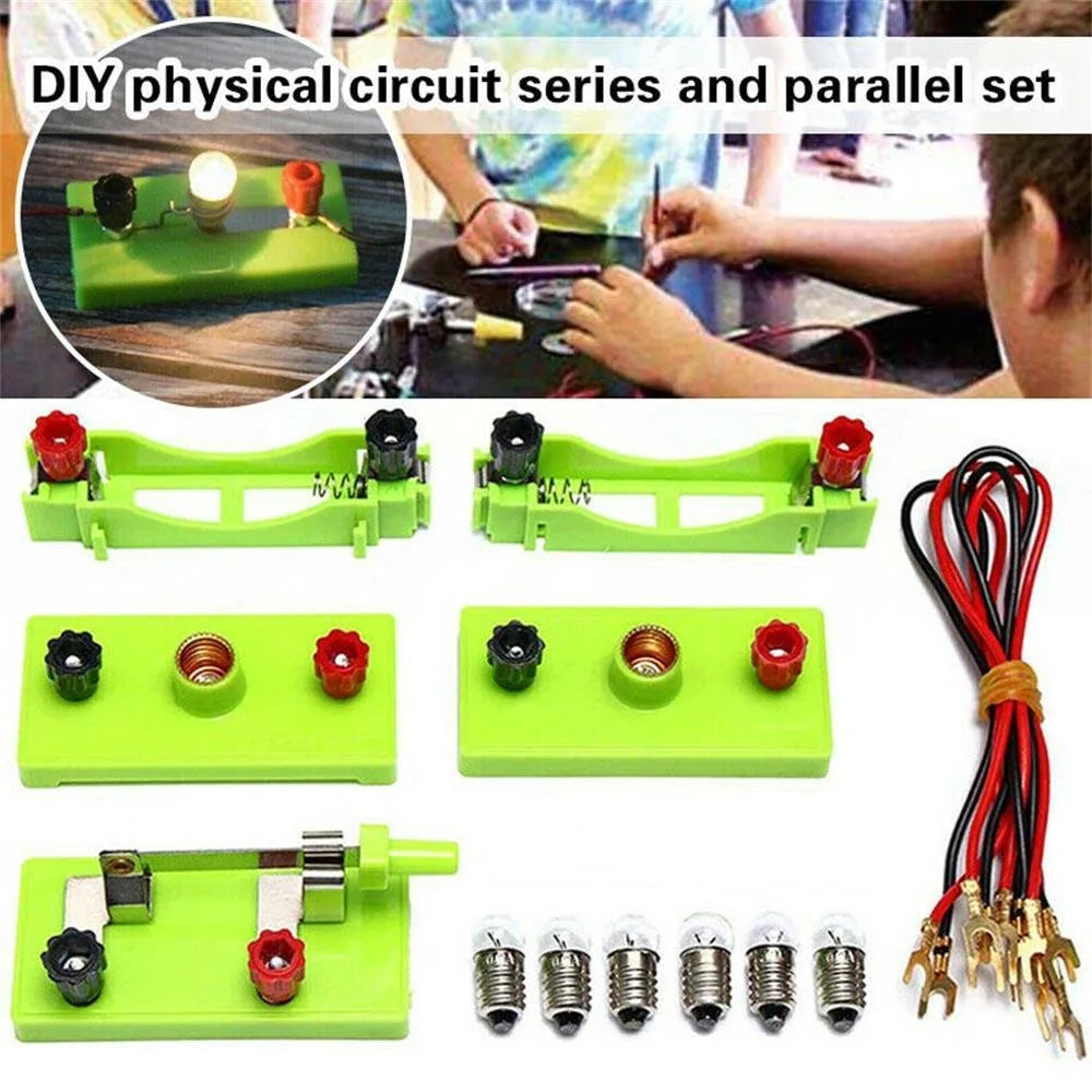School Electric Circuit Montessori Learning Experiment Set DIY Science Toys