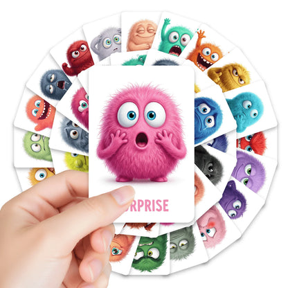 36Pcs Emotional Cognition Cards, Expression Training Tool, Self-Awareness Cards for Counseling & Mental Growth