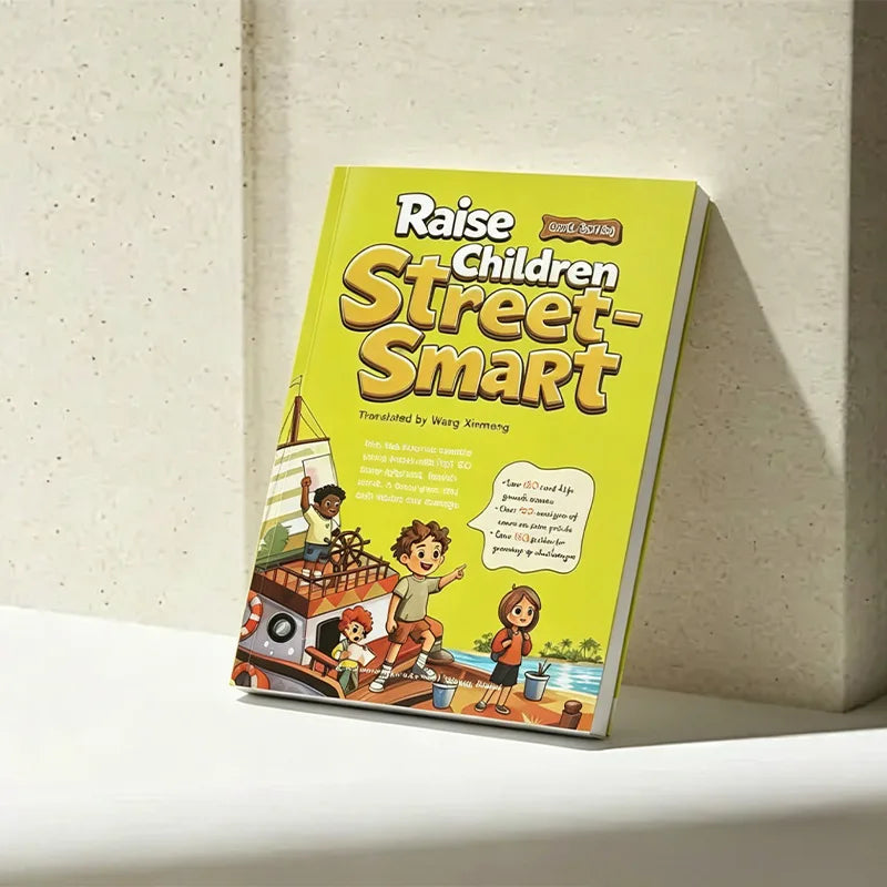 Raise Children Street‑Smart Comic Edition  Kids EQ Development Growth Guidance Book Children Life Wisdom Education Bookpresent