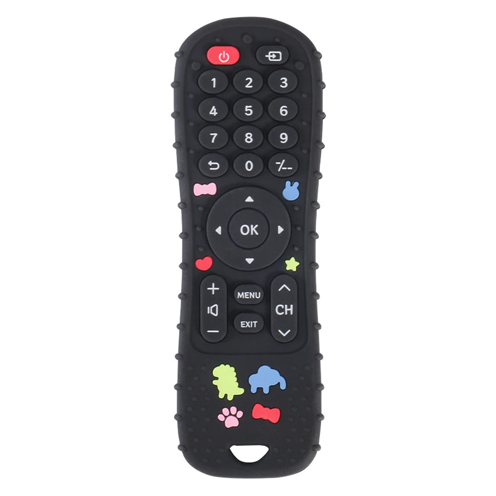 Teether remote control children's silicone toys Montessori philosophy sensory boys girls gift