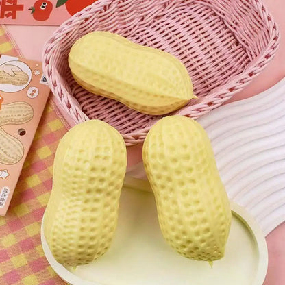 Peanut Stress-relieving Toys Slow Rebound Soft Squeeze Toy Decompression Toy for Adults for ADHD Autism Sensory Toy