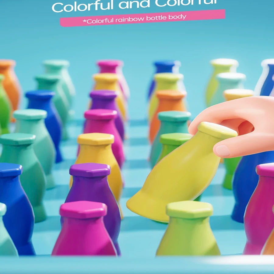 Learning Children's early childhood education guess fun drink color pair toy memory training parent-child interactive board game