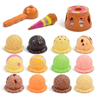 Children Simulation Food Kitchen Toy Ice Cream Stack Up Play Kids Pretend Play Toys