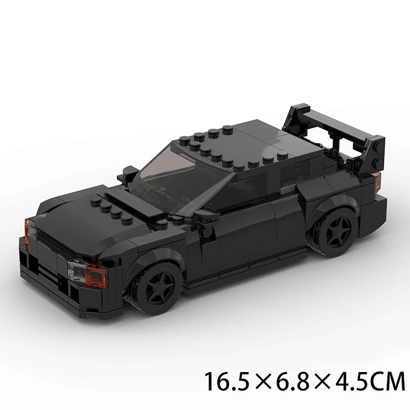 Creative Racing Series Building Blocks Toy Luxury Sports Car Model Building Set for Kids Educational Block Toy Birthday Gifts