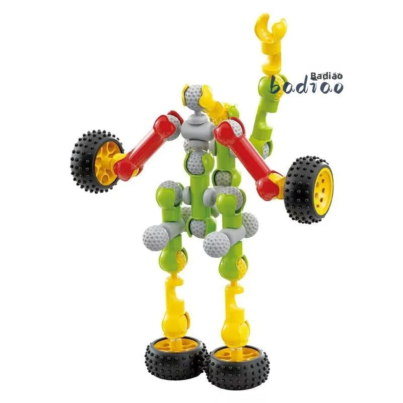 Children's Creative DIY Skeleton Joint Building Blocks Multifunction Large Particle Handmade Assembly Educational Toys