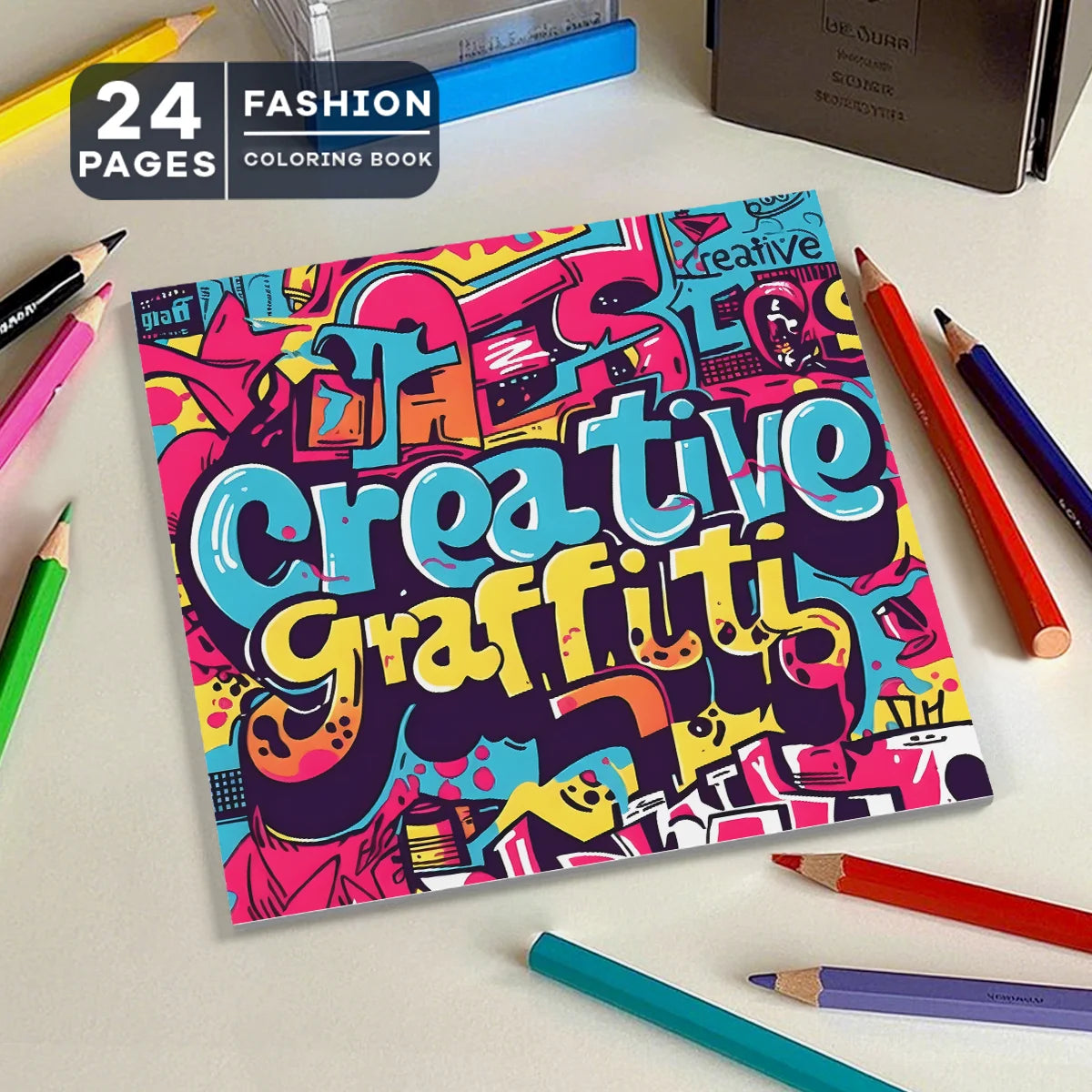 Creative Doodle Coloring Book for Adults - Relax & Unleash Imagination with Fun Art Designs