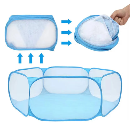 1.2M Ball Pit Ball Pool Foldable Portable Play Pit For Children Kids Boys Girl Game House Indoor Outdoor Six Sided Net Game Tent