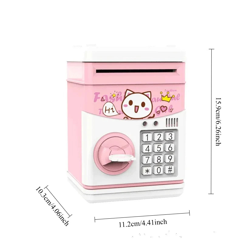Creative Story Machine Multifunction Piggy Bank Unbreakable Kids Children Money Coin Saving Jar Storage Box Birthday Gifts Toys