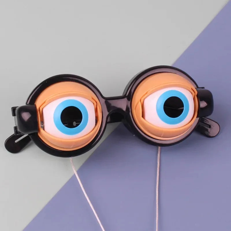 Creative Kids' Prank Toy Glasses - Funny Plastic Crazy Eyes, Great for Parties & Christmas/Birthday Gifts