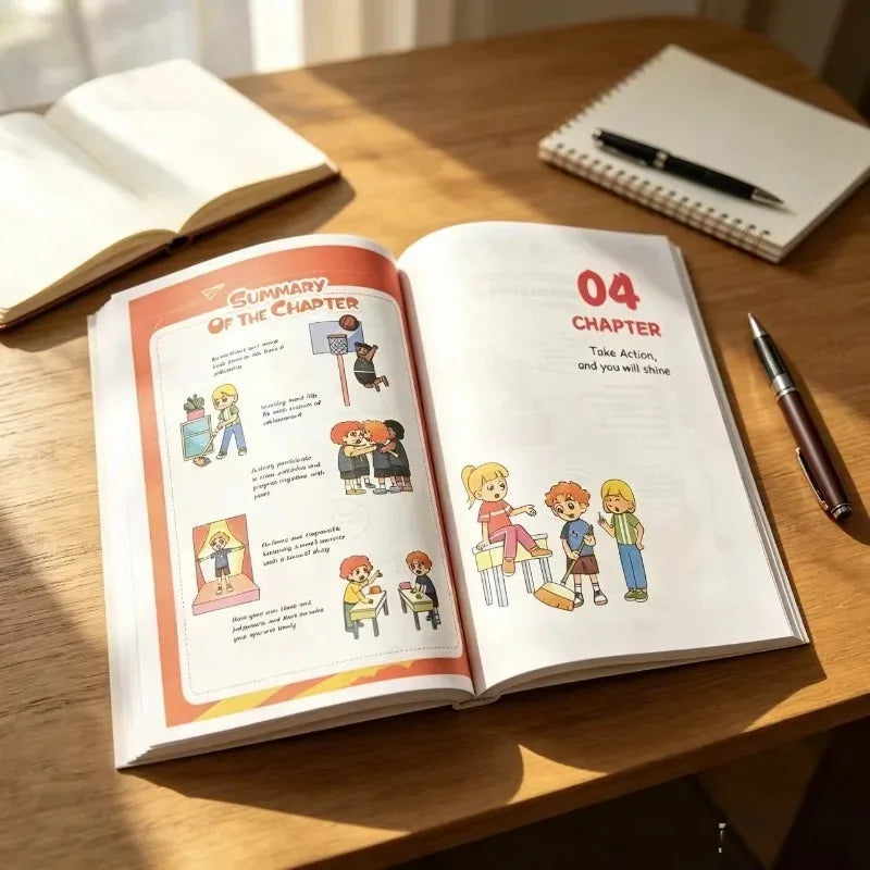 Leadership Enlightenment Funny Comic Reading Book for Kids Leadership Academy Educational Storybook for Children.689.