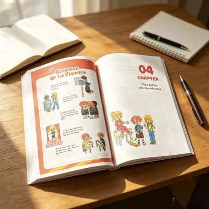 Leadership Enlightenment Funny Comic Reading Book for Kids Leadership Academy Educational Storybook for Children.689.