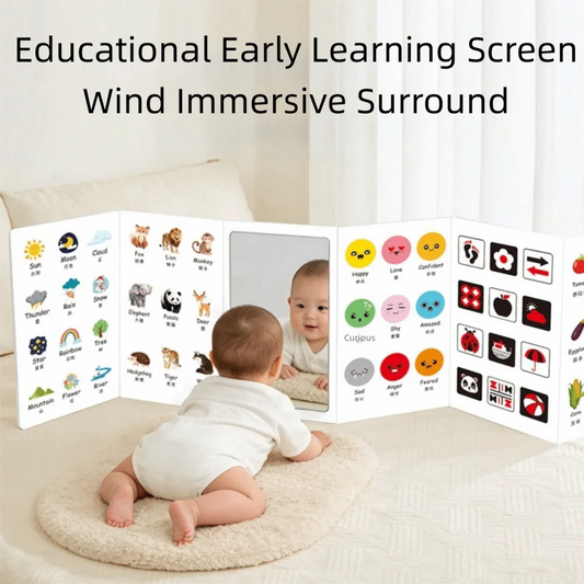 Creative Baby Cognitive Card Double Sided Vertical Screen Sight Words Cards Digital Format Cartoon Digital Animal Card