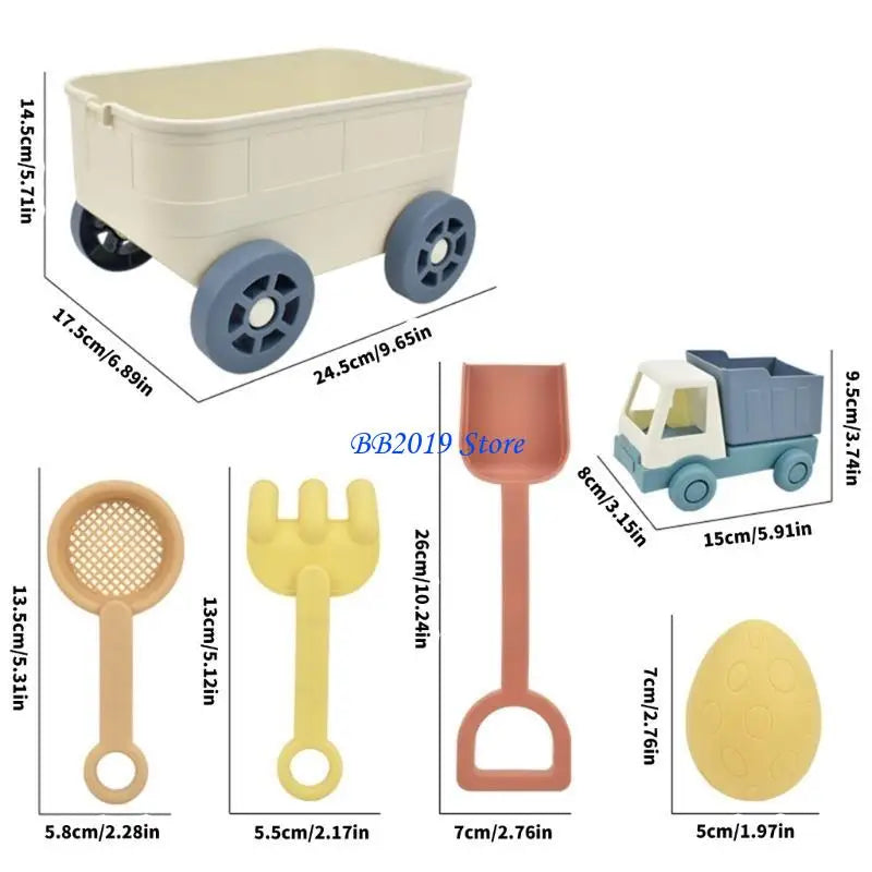 Q0KB 6/8 Pieces Sand And Water Play Set For Creative Kids Gardening Supplies