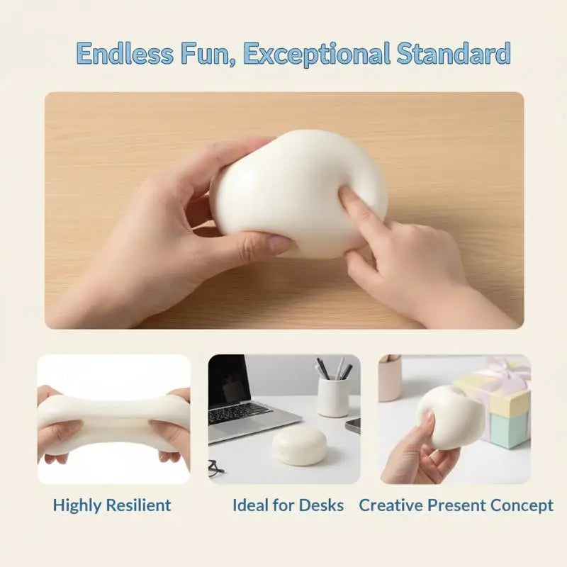 Soft Yogurt Cake Bread Squeeze Toy for Stress Relief Slow Rising Sensory Play