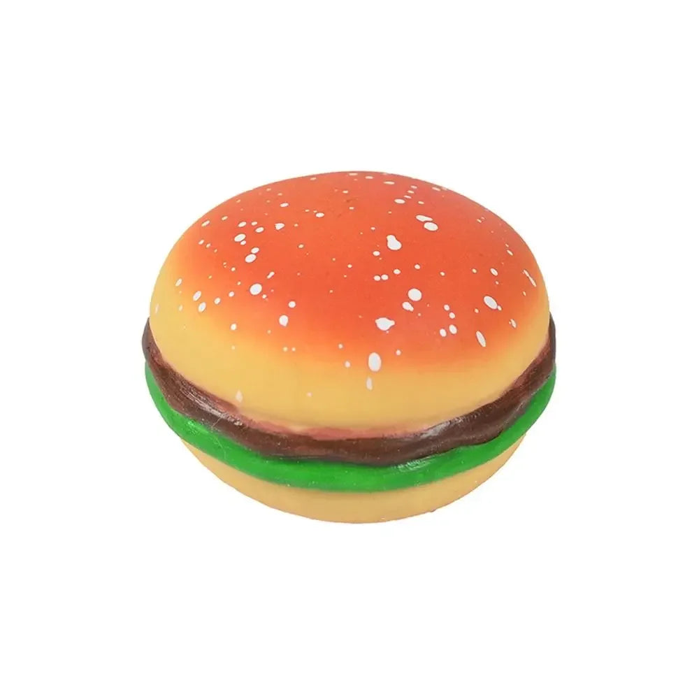 Squishy Hamburger Stress Ball Autism Sensory Toy Stress & Anxiety Relief  Toys Pinch Decompression Toy for Adult
