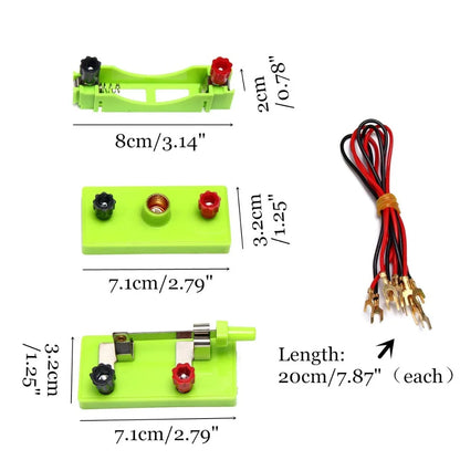 School Electric Circuit Montessori Learning Experiment Set DIY Science Toys